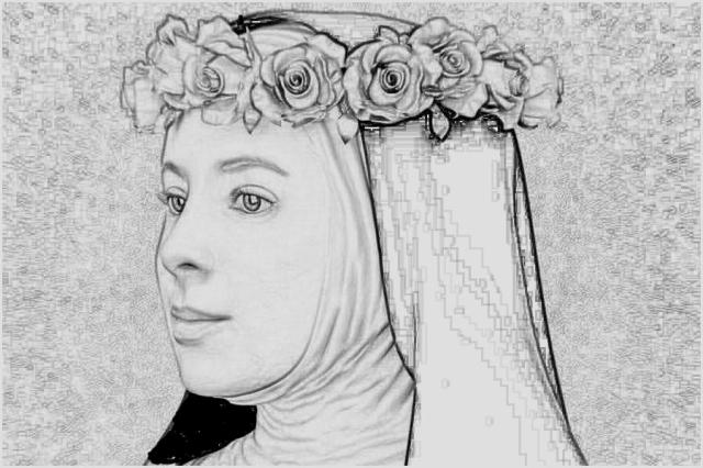 St Rose of Lima 3 PhotSketcher